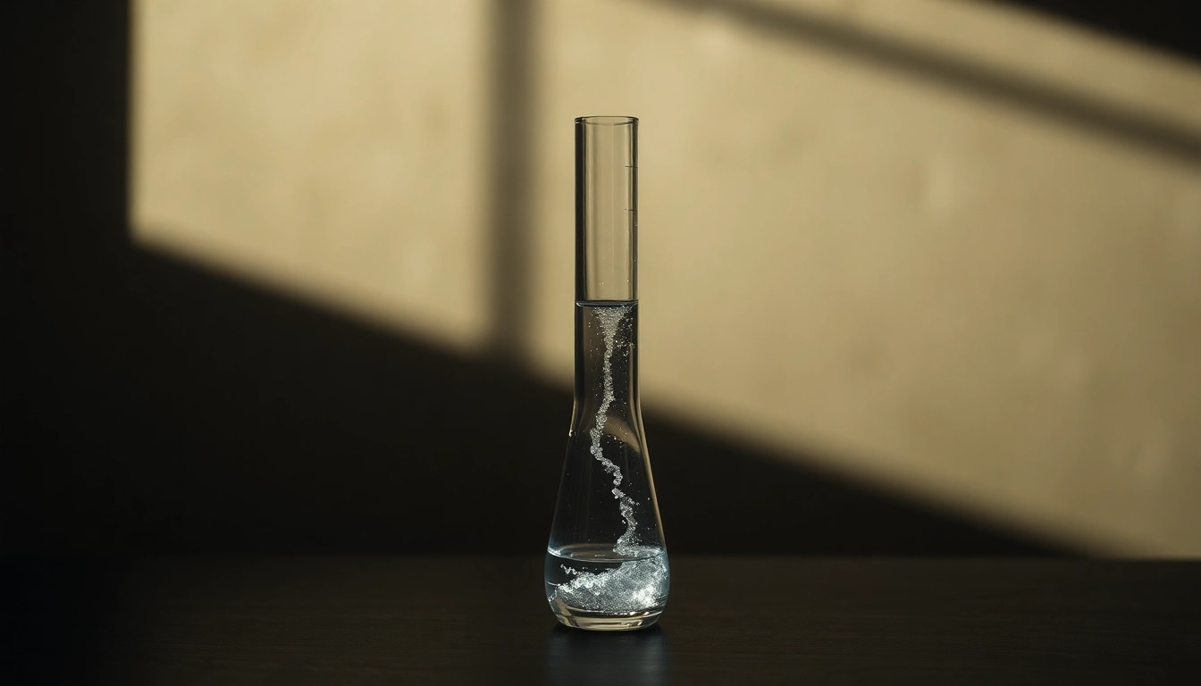 Kolloidales Silber 100 ppm in einem stilvollen Fläschchen; perfektes Beispiel für hohe Reinheit und Qualität.