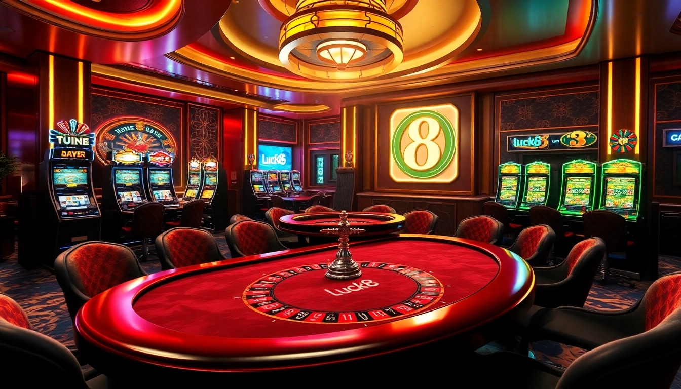 Experience the thrill of luck8 at an immersive casino with exciting gaming action.