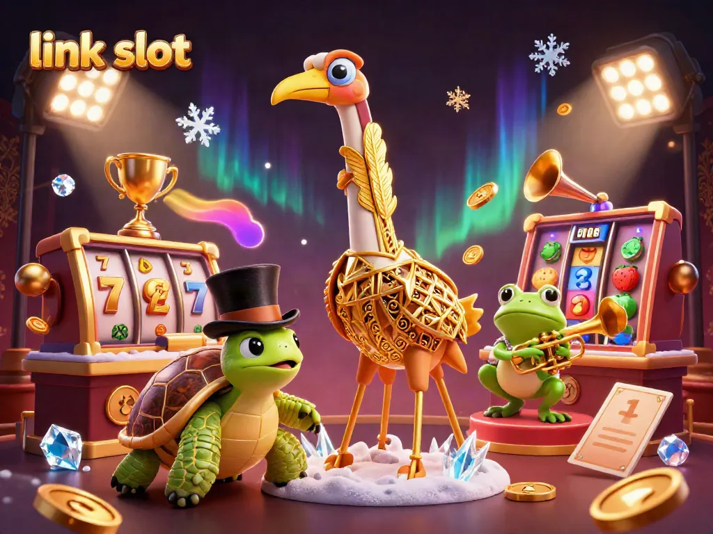 Spin the reels at link slot with vibrant characters and engaging casino action.