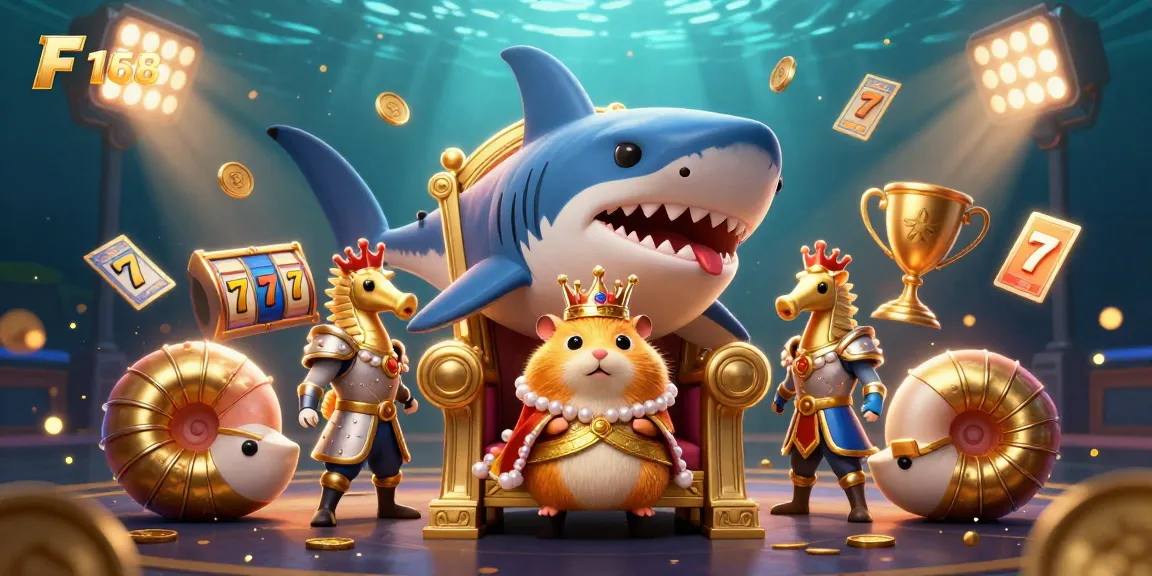 Experience thrilling gameplay at F 168 with a captivating scene full of vibrant casino action.