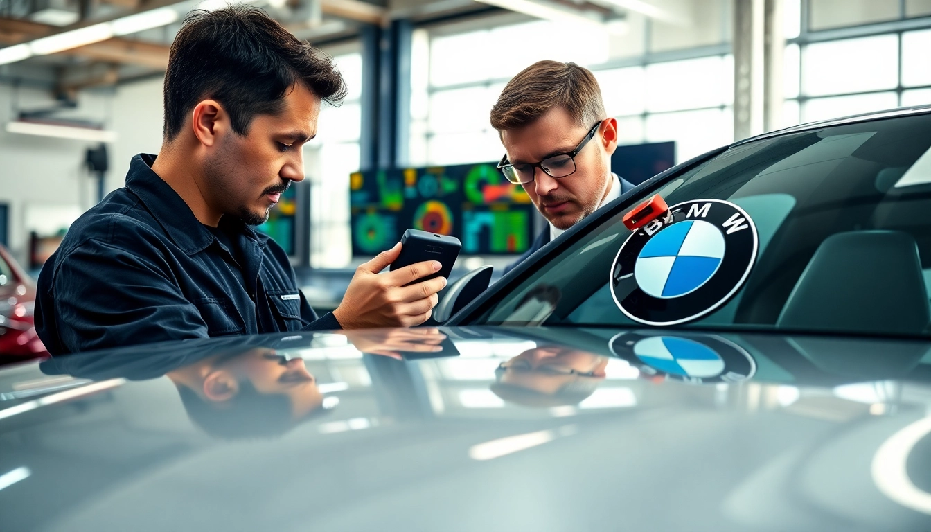 BMW Codierer, der präzise Einstellungen an einem Fahrzeug vornimmt.