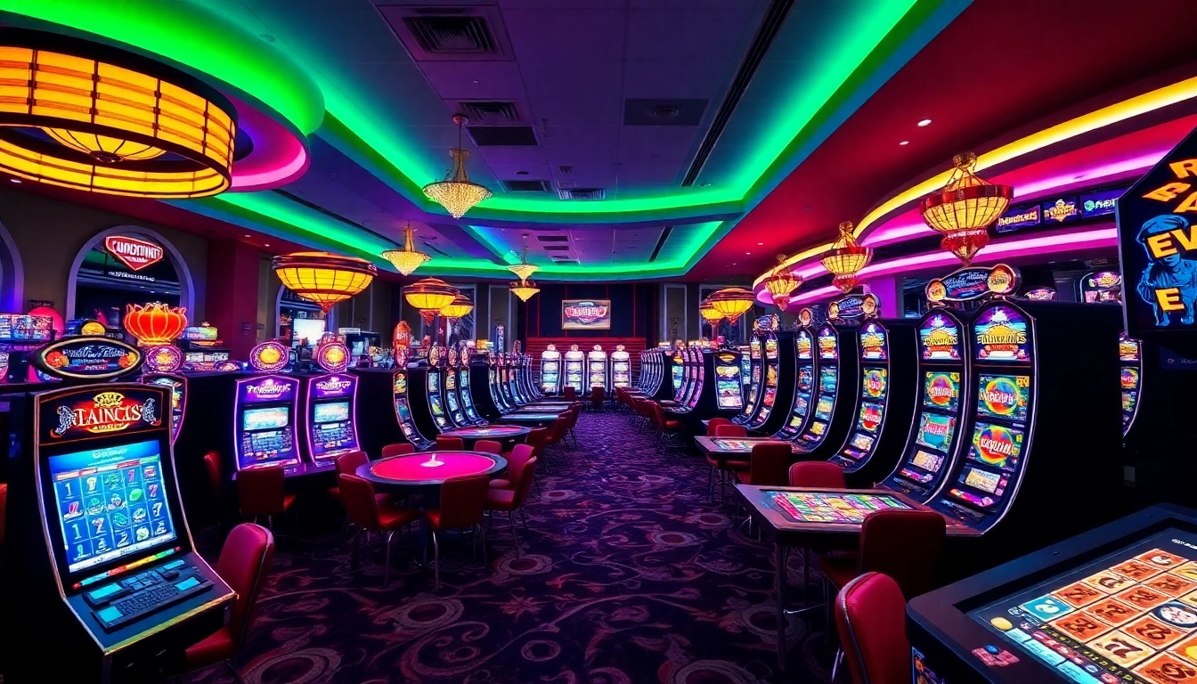 Experience thrilling gameplay in Online Casinos Österreich with vibrant gaming tables and electric atmosphere.