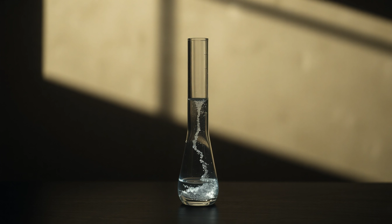 Kolloidales Silber 100 ppm in einem stilvollen Fläschchen; perfektes Beispiel für hohe Reinheit und Qualität.