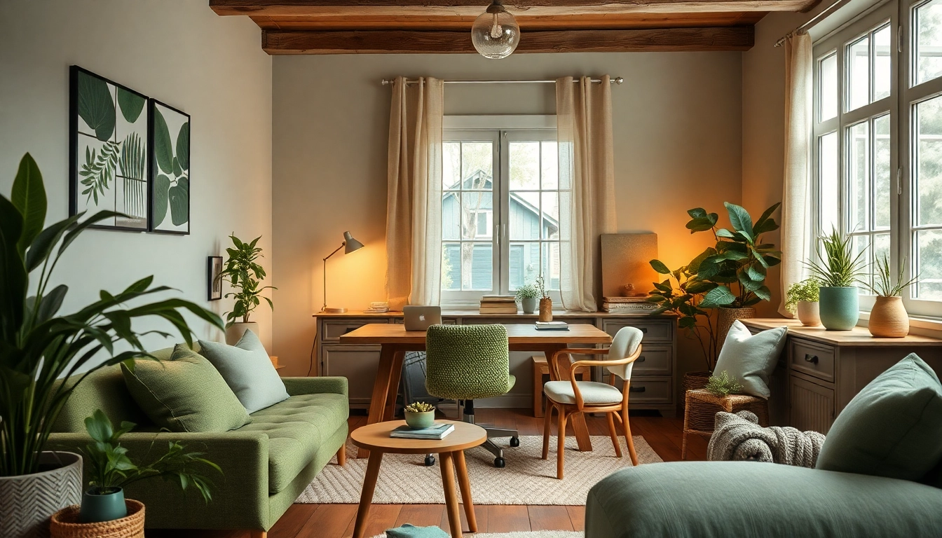 Hauswirtschaftskraft in Hameln creating a welcoming workspace with a cozy and professional ambiance.