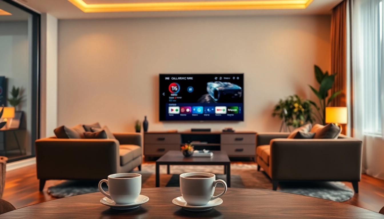 Enjoy seamless iptv kaufen with high-quality streaming options in a cozy living room setting.