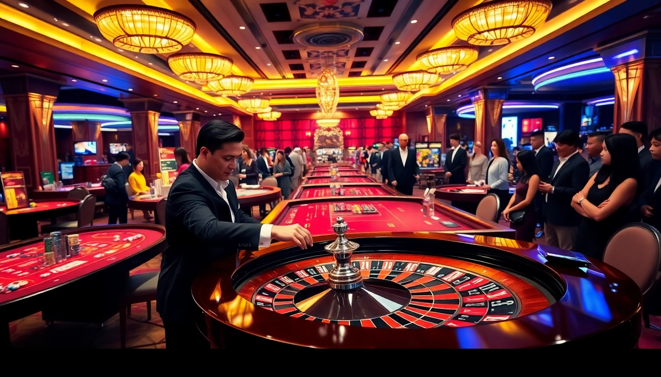 Experience the thrill of wagering at https://789clubac.cn.com/ with vibrant casino tables and eager players.