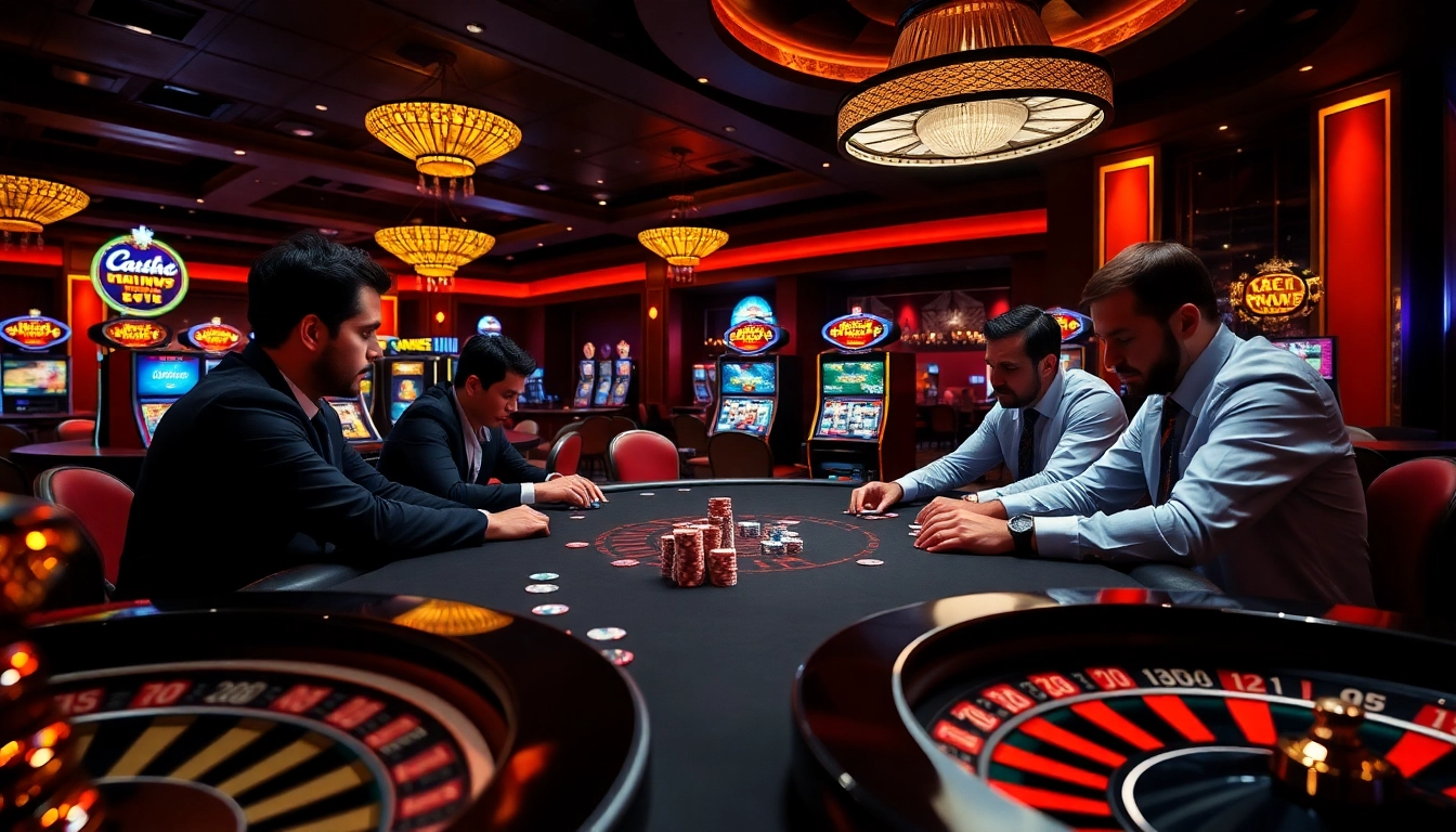 Watch players immersed in the excitement of gambling at NV Casino's poker table.