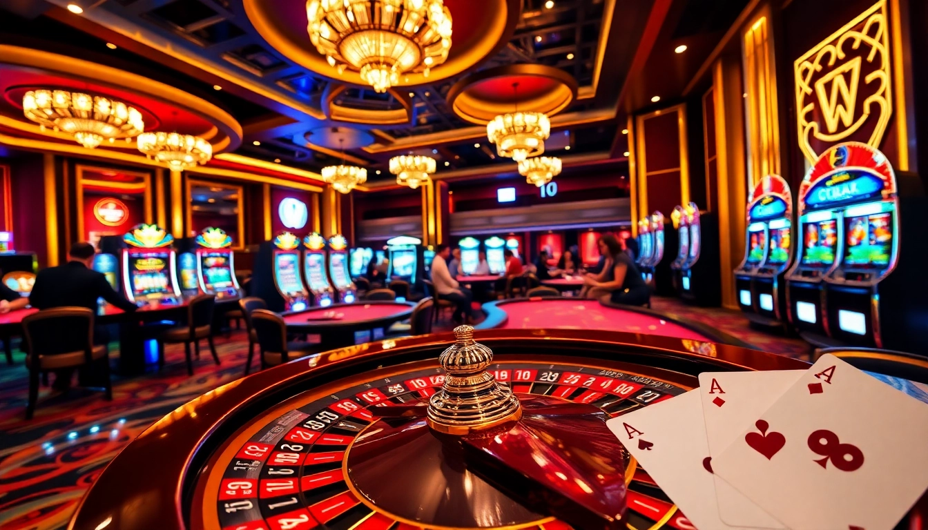Experience thrilling gaming at UU88 with vibrant casino tables, chips, and cards.