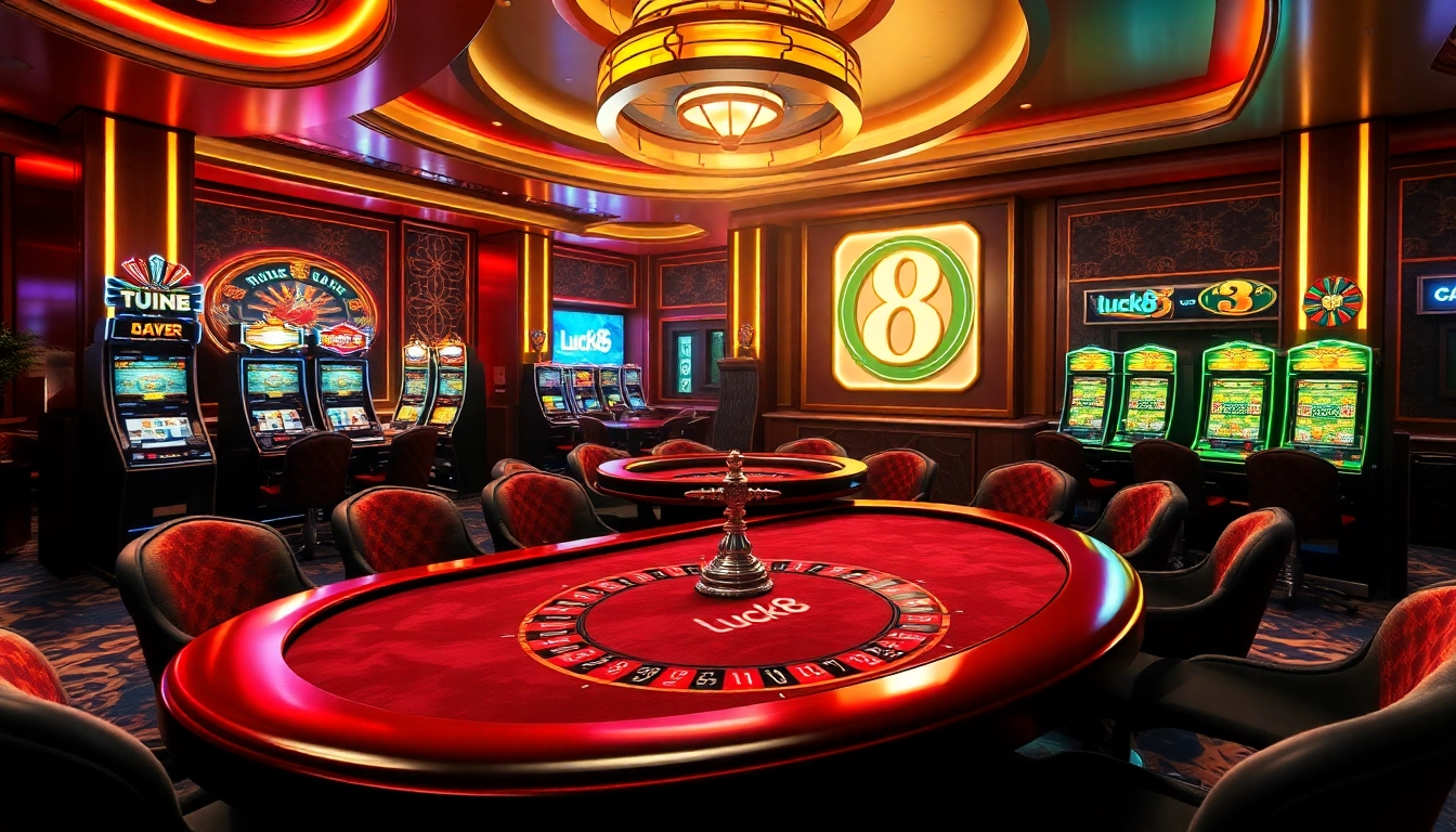 Experience the thrill of luck8 at an immersive casino with exciting gaming action.