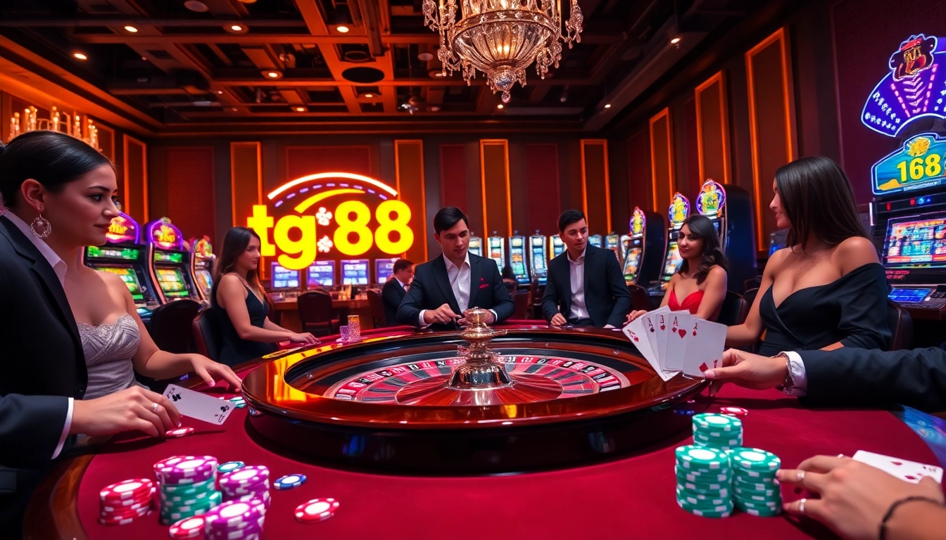 Experience the excitement of tg88 at a vibrant online casino featuring roulette, poker, and thrilling games.